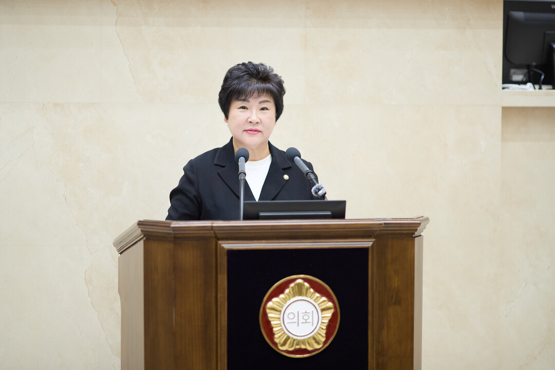 용인특례시의회 장정순 의원, 학생 300명 오가는 길에 25톤 차량. 안전 ‘빨간불’